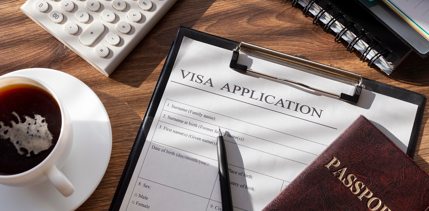 Visa application desk